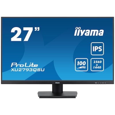 iiyama ProLite XU2793QSU-B6 68,6cm (27") WQHD IPS Monitor HDMI/DP/USB 100Hz von Iiyama