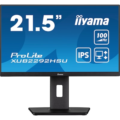 iiyama ProLite XUB2292HSU-B6 54,6cm (21,5") FHD IPS Monitor HDMI/DP/USB 100Hz von Iiyama