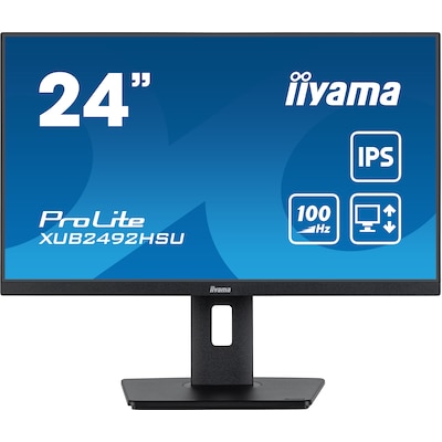 iiyama ProLite XUB2492HSU-B6 60,5cm (23,8") FHD IPS Monitor HDMI/DP/USB 100Hz von Iiyama