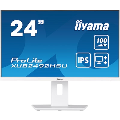 iiyama ProLite XUB2492HSU-W6 60,5cm (23,8") FHD IPS Monitor HDMI/DP/USB 100Hz von Iiyama
