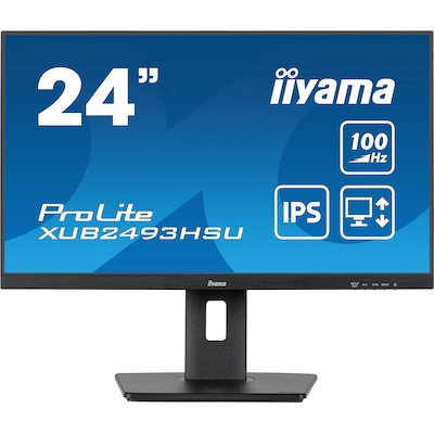 iiyama ProLite XUB2493HSU-B6 60,5cm (23,8") FHD IPS Monitor HDMI/DP/USB 100Hz von Iiyama