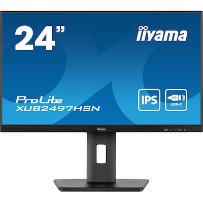 iiyama ProLite XUB2497HSN-B1 60,5cm (23,8") FHD IPS Monitor HDMI/DP/USB/USB-C von Iiyama