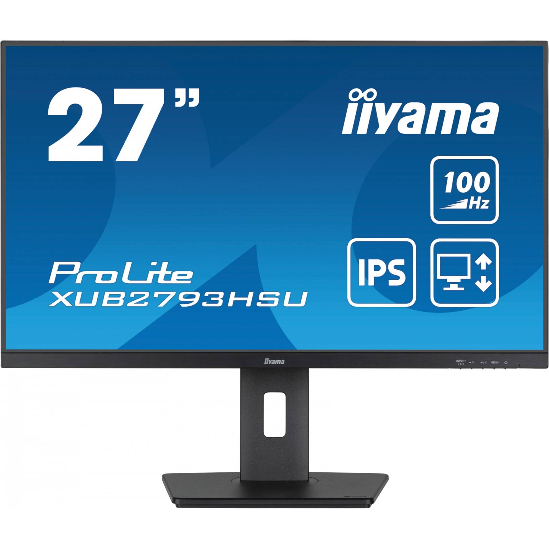 68.6cm/27"" (1920x1080) iiyama ProLite XUB2793HSU-B7 16:9 FHD IPS 1ms 100Hz HDMI DP Speaker Pivot Black 68.6cm/27"" (1920x1080) iiyama ProLite XUB2793HSU-B7 16:9 FHD IPS 1ms 100Hz HDMI DP Speaker Pivot Black von Iiyama