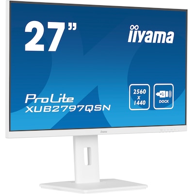 iiyama ProLite XUB2797QSN-W1 68,5cm (27") WQHD IPS LED-Monitor DP/HDMI/USB-C von Iiyama