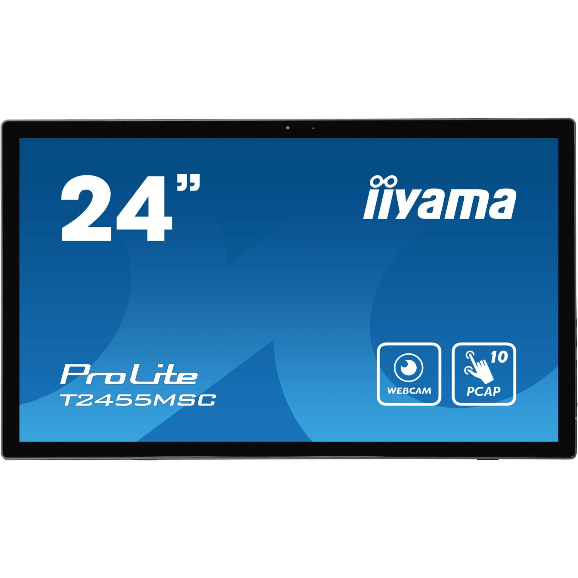 60.5cm/24'' (1920x1080) iiyama ProLite T2455MSC-B1 16:9 FHD IPS Touch 5ms HDMI DP USB Speaker Black von Iiyama