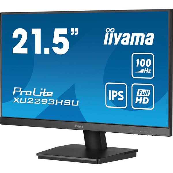 iiyama XU2293HSU-B7 - 21,5 IPS-panel, 1920x1080@100Hz, 300cd/m², Speakers, HDMI, DisplayPort, 1ms MPRT, USB 2x2.0 [Energieklasse E] (XU2293HSU-B7) von Iiyama