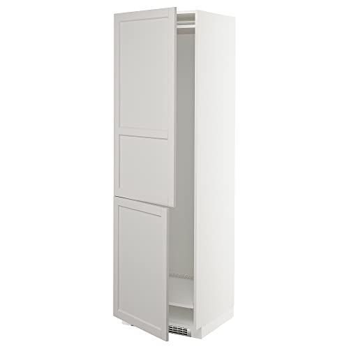Ikea METOD Hi Cab F Kühlschrank oder Gefrierschrank w 2 drs, 60x60x200 cm, Weiß/Lerhyttan Hellgrau Ikea METOD Hi Cab F Kühlschrank oder Gefrierschrank w 2 drs, 60x60x200 cm, Weiß/Lerhyttan Hellgrau von Ikea