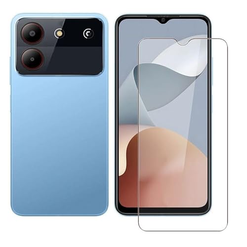 Ikiiqii [1 Sätze Temperierte Folie Schutzfolie Gehärtetes Glass Film für ZTE Blade A54 (6.60") 9H Härte HD Kratzfest haltbarer Qualitäts Film Protector Schutz Keine Blasen von Ikiiqii