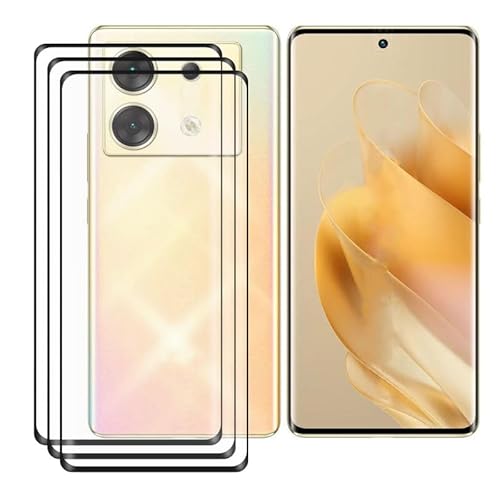 Ikiiqii [3 Sätze Temperierte Folie Schutzfolie Gehärtetes Glass Film für Infinix Zero 30 5G (6.78") 9H Härte HD Kratzfest haltbarer Qualitäts Film Protector Schutz Keine Blasen von Ikiiqii