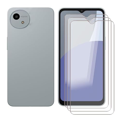 Ikiiqii [3 Sätze Temperierte Folie Schutzfolie Gehärtetes Glass Film für Sharp Aquos Wish4 (6.60") 9H Härte HD Kratzfest Film Protector Schutz Keine Blasen von Ikiiqii