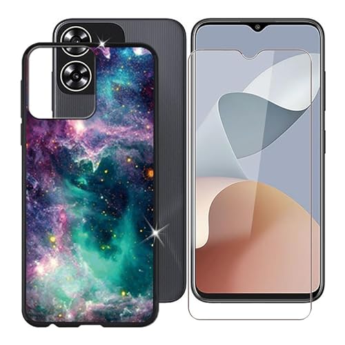 Ikiiqii für ZTE Blade V50 Smart (6.60") Handyhülle + Gehärtetes Glas, Hülle rutschfeste Stoßfest Sturzsichere Schutzhülle Weich Silikon Case - Fäulnis 2 von Ikiiqii