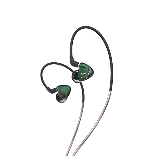 Ikko Opal OH2 In-Ear-Monitor, abnehmbares Design, In-Ear-Kopfhörer, kabelgebunden, dunkelgrün von Ikko
