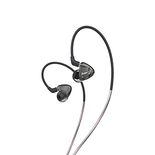 Ikko Opal OH2 In-Ear-Monitor, abnehmbares Design, In-Ear-Kopfhörer, kabelgebundene Ohrhörer, Schwarz von Ikko