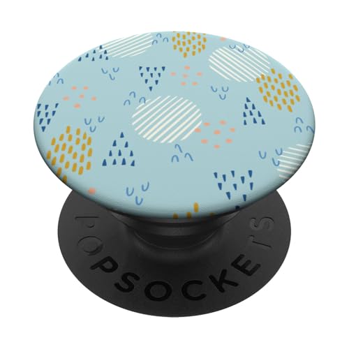 Patrón Abstracto Moderno en Tonos Pastel - Círculos Texturas PopSockets Klebender PopGrip Patrón Abstracto Moderno en Tonos Pastel - Círculos Texturas PopSockets Klebender PopGrip von Ikota Design