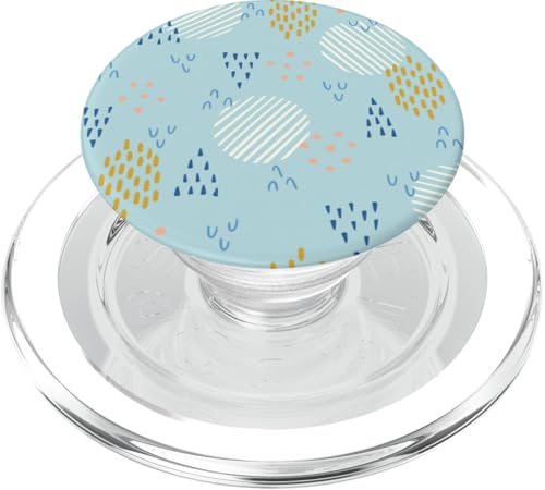 Patrón Abstracto Moderno en Tonos Pastel - Círculos Texturas PopSockets PopGrip für MagSafe Patrón Abstracto Moderno en Tonos Pastel - Círculos Texturas PopSockets PopGrip für MagSafe von Ikota Design