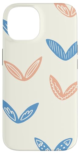 Patrón de Colas de Sardinas Coloridas - Diseño Ilustrado Hülle für iPhone 14 von Ikota Design