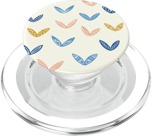 Patrón de Colas de Sardinas Coloridas - Diseño Ilustrado PopSockets PopGrip für MagSafe Patrón de Colas de Sardinas Coloridas - Diseño Ilustrado PopSockets PopGrip für MagSafe von Ikota Design