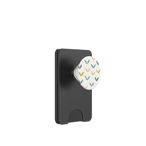 Patrón de Colas de Sardinas Coloridas - Diseño Ilustrado PopSockets PopWallet für MagSafe Patrón de Colas de Sardinas Coloridas - Diseño Ilustrado PopSockets PopWallet für MagSafe von Ikota Design