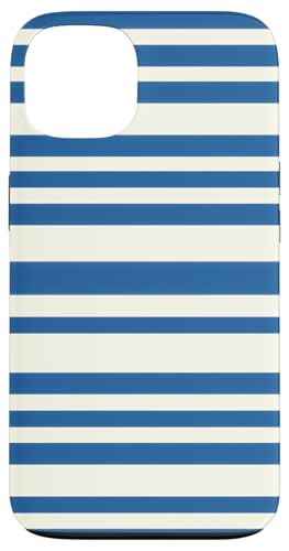 Patrón de Rayas Azul Marino y Blanco - Estilo Náutico Retro Hülle für iPhone 13 Patrón de Rayas Azul Marino y Blanco - Estilo Náutico Retro Hülle für iPhone 13 von Ikota Design