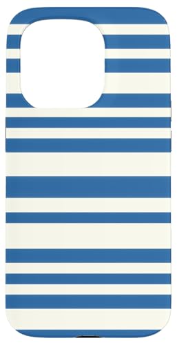 Patrón de Rayas Azul Marino y Blanco - Estilo Náutico Retro Hülle für iPhone 15 Pro Patrón de Rayas Azul Marino y Blanco - Estilo Náutico Retro Hülle für iPhone 15 Pro von Ikota Design