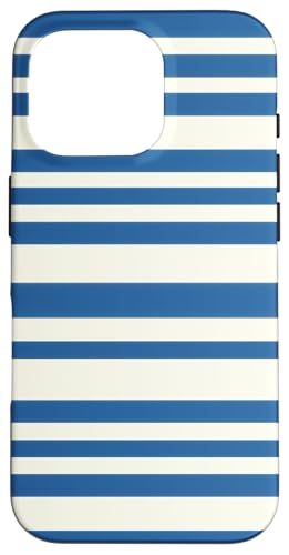 Patrón de Rayas Azul Marino y Blanco - Estilo Náutico Retro Hülle für iPhone 16 Pro Patrón de Rayas Azul Marino y Blanco - Estilo Náutico Retro Hülle für iPhone 16 Pro von Ikota Design