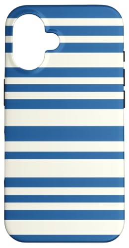 Patrón de Rayas Azul Marino y Blanco - Estilo Náutico Retro Hülle für iPhone 16 Patrón de Rayas Azul Marino y Blanco - Estilo Náutico Retro Hülle für iPhone 16 von Ikota Design