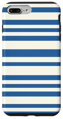 Patrón de Rayas Azul Marino y Blanco - Estilo Náutico Retro Hülle für iPhone 7 Plus/8 Plus Patrón de Rayas Azul Marino y Blanco - Estilo Náutico Retro Hülle für iPhone 7 Plus/8 Plus von Ikota Design