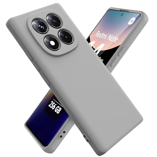 Ikziwreo Hülle für Xiaomi Redmi Note 14 Pro 5G Handyhülle, Reiner Farbe Ultradünne Weich Silikonhülle, Stoßfeste Anti-Scratch Gummi Schutzhülle - Grau Ikziwreo Hülle für Xiaomi Redmi Note 14 Pro 5G Handyhülle, Reiner Farbe Ultradünne Weich Silikonhülle, Stoßfeste Anti-Scratch Gummi Schutzhülle - Grau von Ikziwreo
