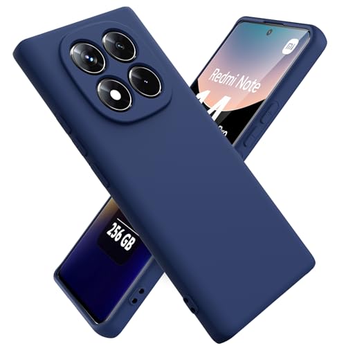 Ikziwreo Hülle für Xiaomi Redmi Note 14 Pro 5G Handyhülle, Reiner Farbe Ultradünne Weich Silikonhülle, Stoßfeste Anti-Scratch Gummi Schutzhülle - Mitternachtsblau Ikziwreo Hülle für Xiaomi Redmi Note 14 Pro 5G Handyhülle, Reiner Farbe Ultradünne Weich Silikonhülle, Stoßfeste Anti-Scratch Gummi Schutzhülle - Mitternachtsblau von Ikziwreo