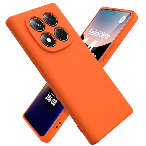 Ikziwreo Hülle für Xiaomi Redmi Note 14 Pro 5G Handyhülle, Reiner Farbe Ultradünne Weich Silikonhülle, Stoßfeste Anti-Scratch Gummi Schutzhülle - Orange Ikziwreo Hülle für Xiaomi Redmi Note 14 Pro 5G Handyhülle, Reiner Farbe Ultradünne Weich Silikonhülle, Stoßfeste Anti-Scratch Gummi Schutzhülle - Orange von Ikziwreo
