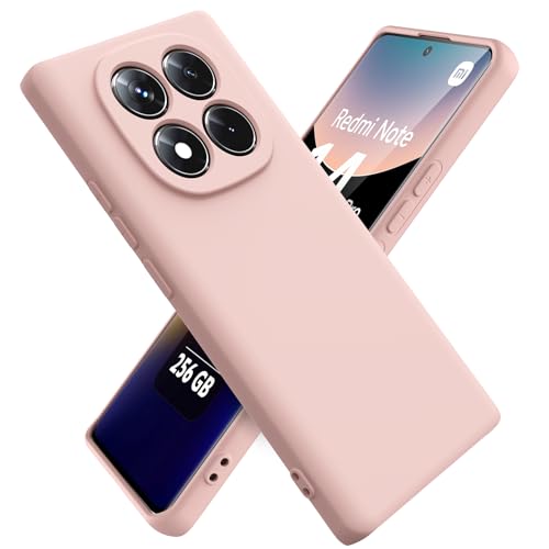 Ikziwreo Hülle für Xiaomi Redmi Note 14 Pro 5G Handyhülle, Reiner Farbe Ultradünne Weich Silikonhülle, Stoßfeste Anti-Scratch Gummi Schutzhülle - Rosa Ikziwreo Hülle für Xiaomi Redmi Note 14 Pro 5G Handyhülle, Reiner Farbe Ultradünne Weich Silikonhülle, Stoßfeste Anti-Scratch Gummi Schutzhülle - Rosa von Ikziwreo