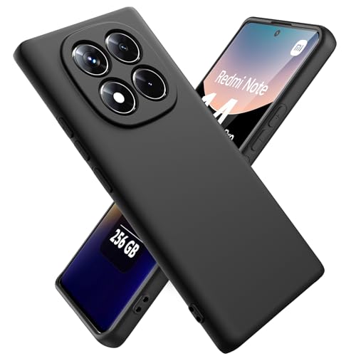 Ikziwreo Hülle für Xiaomi Redmi Note 14 Pro 5G Handyhülle, Reiner Farbe Ultradünne Weich Silikonhülle, Stoßfeste Anti-Scratch Gummi Schutzhülle - Schwarz Ikziwreo Hülle für Xiaomi Redmi Note 14 Pro 5G Handyhülle, Reiner Farbe Ultradünne Weich Silikonhülle, Stoßfeste Anti-Scratch Gummi Schutzhülle - Schwarz von Ikziwreo