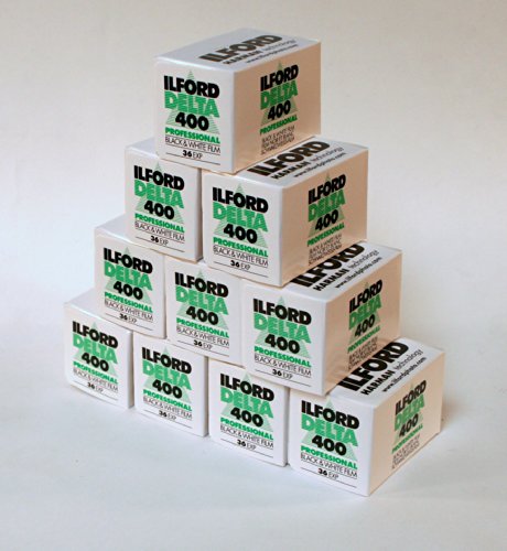 Ilford Delta 400 Schwarz/Weiß-Film, 36 Aufnahmen, 10er-Packung [Kamera]. von Ilford