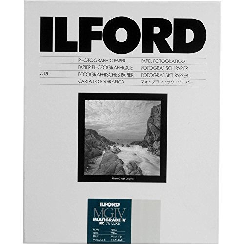 Ilford Multigrade IV Deluxe Schwarz-Weiß-Positivpapier, 18 x 24 cm, 25 Blatt, 44M von Ilford