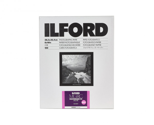 Ilford Multigrade RC De Luxe glänzend (1M) 20,3x25,4cm (8x10) 100 Blatt" von Ilford
