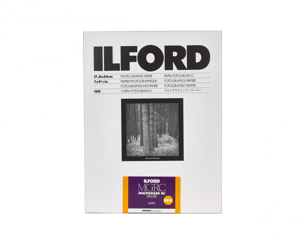 Ilford Multigrade RC De Luxe satin (25M) 17,8x24cm (7x9,5) 100 Blatt" von Ilford
