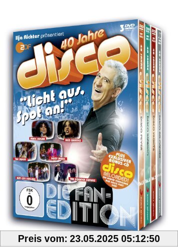40 Jahre disco Licht aus, Spot an! (Die Fan-Edition) (+ exklusiver Bonus-CD) [3 DVDs] von Ilja Richter