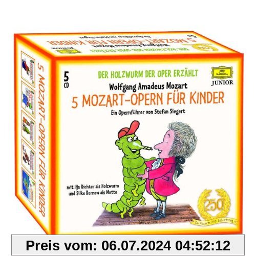 Holzwurm der Oper - 5 Mozart-Opern für Kinder von Ilja Richter