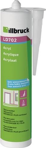 20 Stk. Illbruck Acryl LD702 310 ml weiß Kartusche 395702 von Illbruck