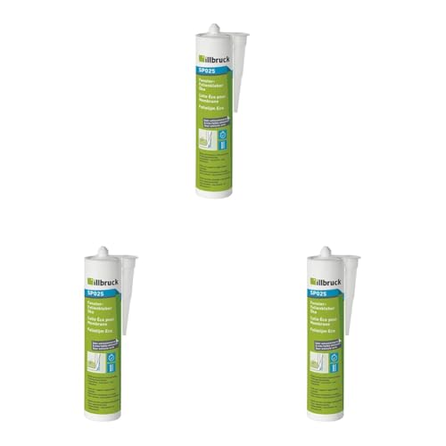 illbruck SP025 Fenster-Folienkleber Öko 310ml Betongrau (Packung mit 3) von Illbruck