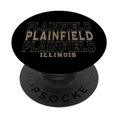 Vintage Plainfield, Illinois PopSockets mit austauschbarem PopGrip von Illinois born and Illinois apparel
