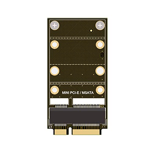 Illkjasfc 2-in-1-Mini PCI E + MSATA SSD Konvertierungsadapterplatine Konverterkarte von Illkjasfc
