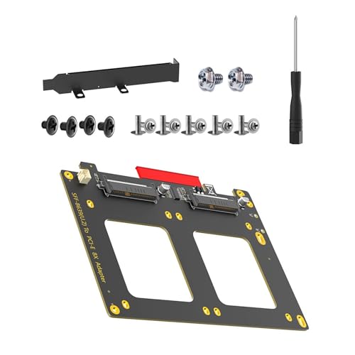 Illkjasfc Doppelte SFF8639 Solid Disk Zu PCIE 8X Konvertierungskarte Für Computer Upgrade Und Erweiterung von Illkjasfc