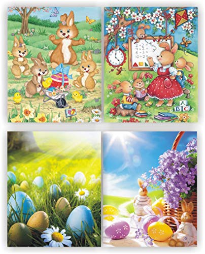 Iloda® 8 große Ostergeschenktüten 1711a, Geschenktüte Ostern, Geschenktasche, Geschenkbeutel von Iloda