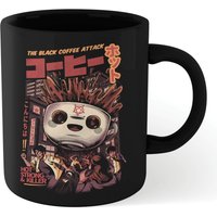 Ilustrata Black Coffee Kaiju Mug - Black von Ilustrata