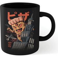 Ilustrata Pizza Kong Mug - Black von Ilustrata