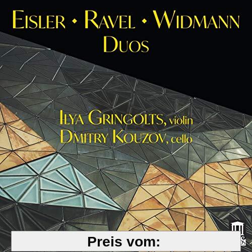 Eisler, Ravel, Widmann: Duos von Ilya Gringolts