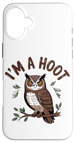 Im A Hoot Eule Hülle für iPhone 16 Plus von Im A Hoot Owl Gifts