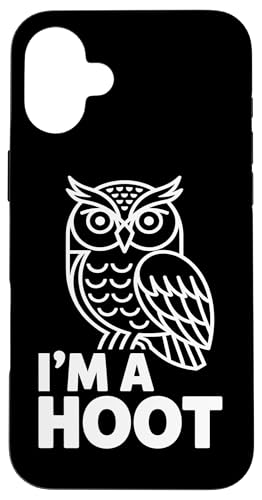 Im A Hoot Eule Hülle für iPhone 16 Plus von Im A Hoot Owl Gifts