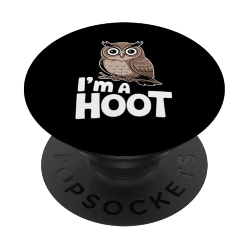 Im A Hoot Eule PopSockets Klebender PopGrip von Im A Hoot Owl Gifts
